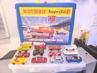 Lot of 13 Vintage 1970's-80's Matchbox Vehicles With Vintage Case.