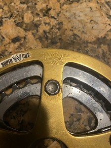Vintage 80’s BMX MTB Road Shimano SX 38T Chainring 110 BCD 5-Bolt 32T Gold RARE