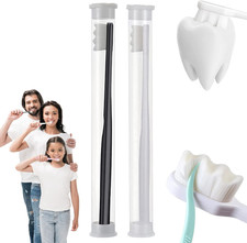 BREVI Nordic-Inspired Premium Nano Toothbrush - Extra Soft with 20000 Soft Brist