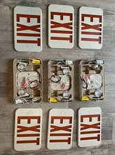 Emergency Exit Light Sign. 3 Total Signs