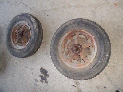 McCormick Deering Farmall F30 F20 Tractor front rims & 6.00 x16'' tires