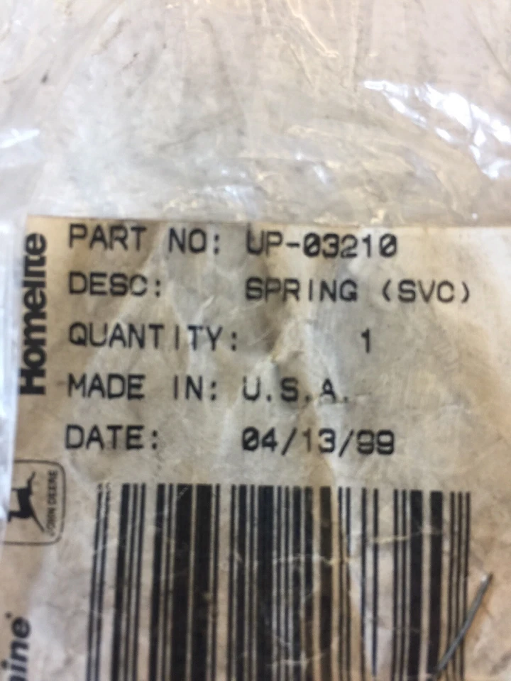 UP03210 Homelite Ryobi CS30 Trimmer Box Throttle Spring FREE SHIPPING (293) - Image 2 of 3