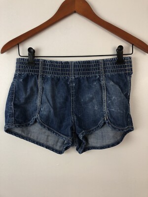Hollister girls/teenagers jean shorts sz xs-very cute! Aa16