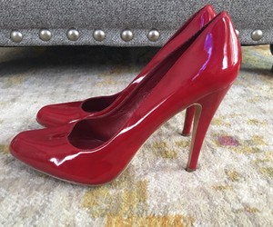 aldo red stilettos