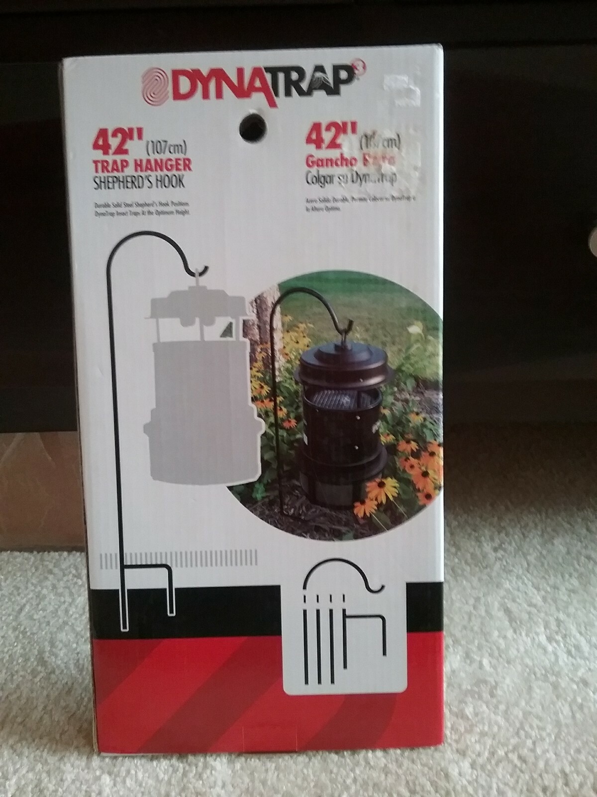 outdoor shepherds hook on Dynatrap 42010 Adjustable Shepherds Hook Outdoor Shepherd S Hooks Garden Outdoors