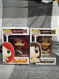 Conan the Barbarian/Red Sonja Bloody Funko Pop #381/158 PX with Pop Protector | eBay