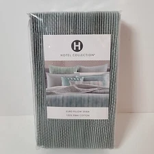 New Hotel Collection 100% Pima Cotton Euro Pillow Sham 400 Thread Count Cat#JK