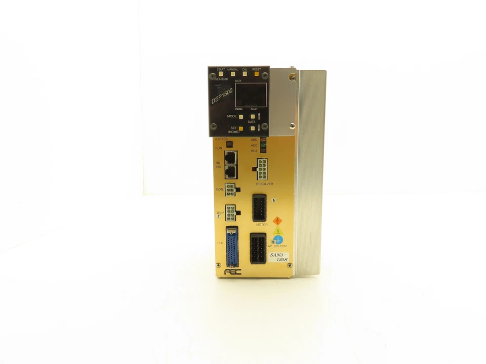 Daiichi Dentsu SAN3-120S DSP1500 Servo Drive Controller AC200-220 1.5/3kW - Image 4 of 4