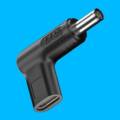 High Grade USB 3.1 C Female to 6.0 x 3.7mm Male PD Emulator Trigger DC Adapter