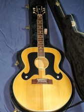 Vintage 70's W9440 Aria Acoustic Guitar,natural Blonde,w Case,everly Bros Copy