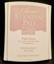 Stampin Up Ink Pad Pale Plum Lavender Purple Teacher Card Making Craft Scrapbook