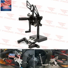 For Honda CBR1000RR 2008-2016 FXCNC Adjustable Rearset Footpeg Rear Set Pedal GP