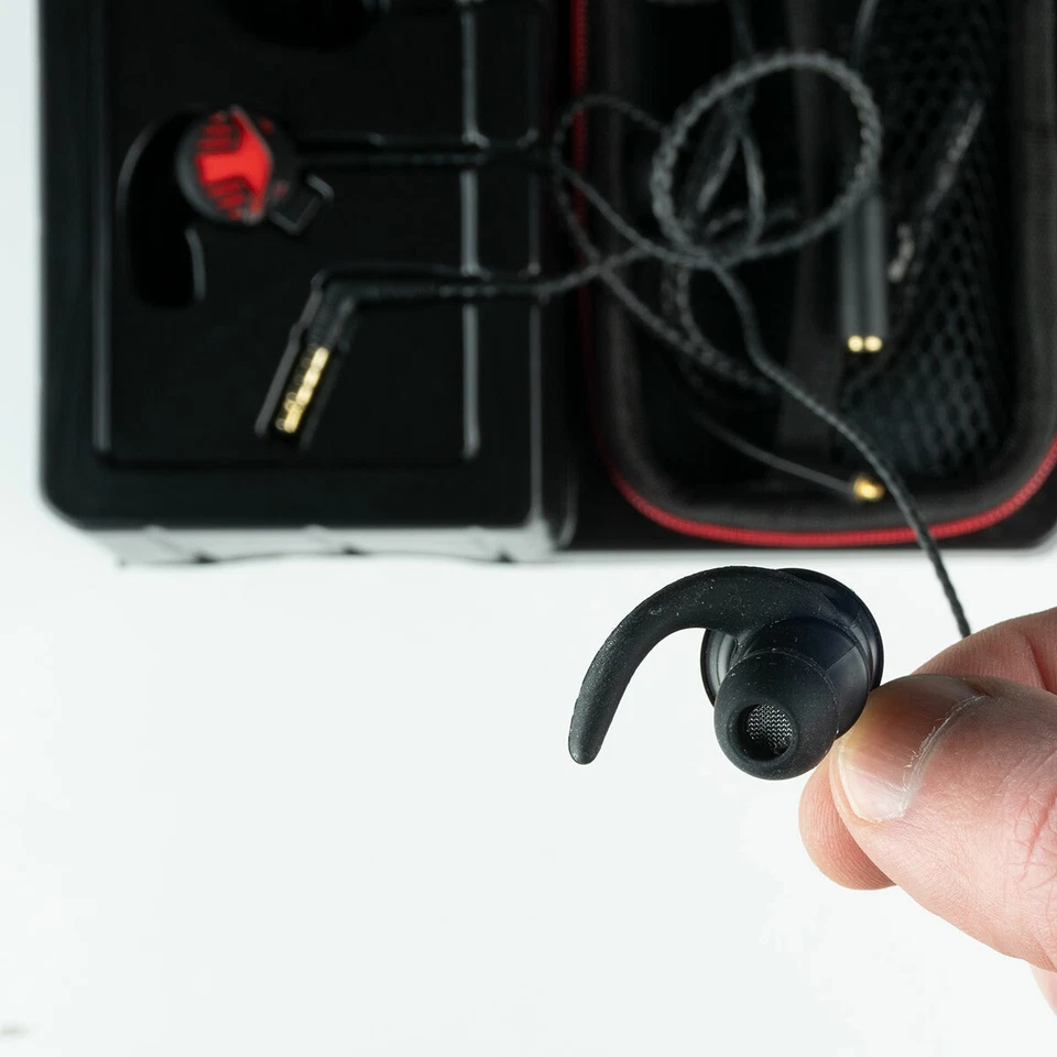 Havit H2213d Gaming Earbuds with Microphone (Black/Red) - Image 3 of 4