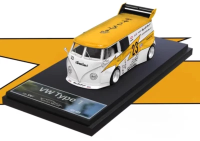 Aurora 1:64 VW T1 Van Camper Trailer RWB 964 Sport Model