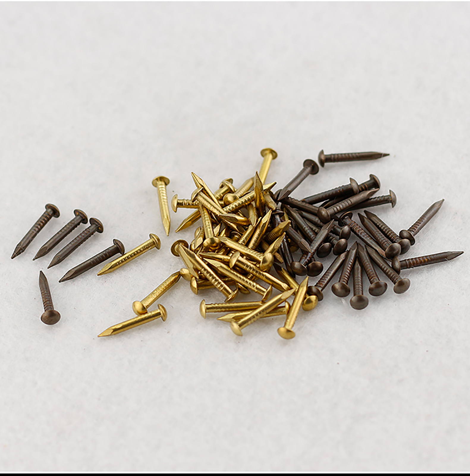 250g Solid Brass Panel Pins Nail,Picture Tacks,Hardboard M1.2/1.5/2/2.8