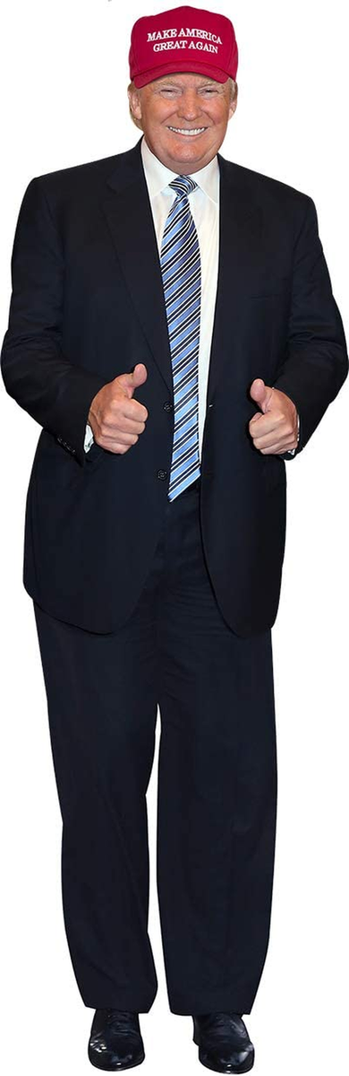 Wet Paint H38107 Dancing Trump Cardboard Cutout Standup – Life-Size Prop