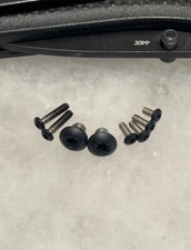 Matte Black Torx Screws For Benchmade 527 Mini-Presidio Knife Pivot Scale & Clip