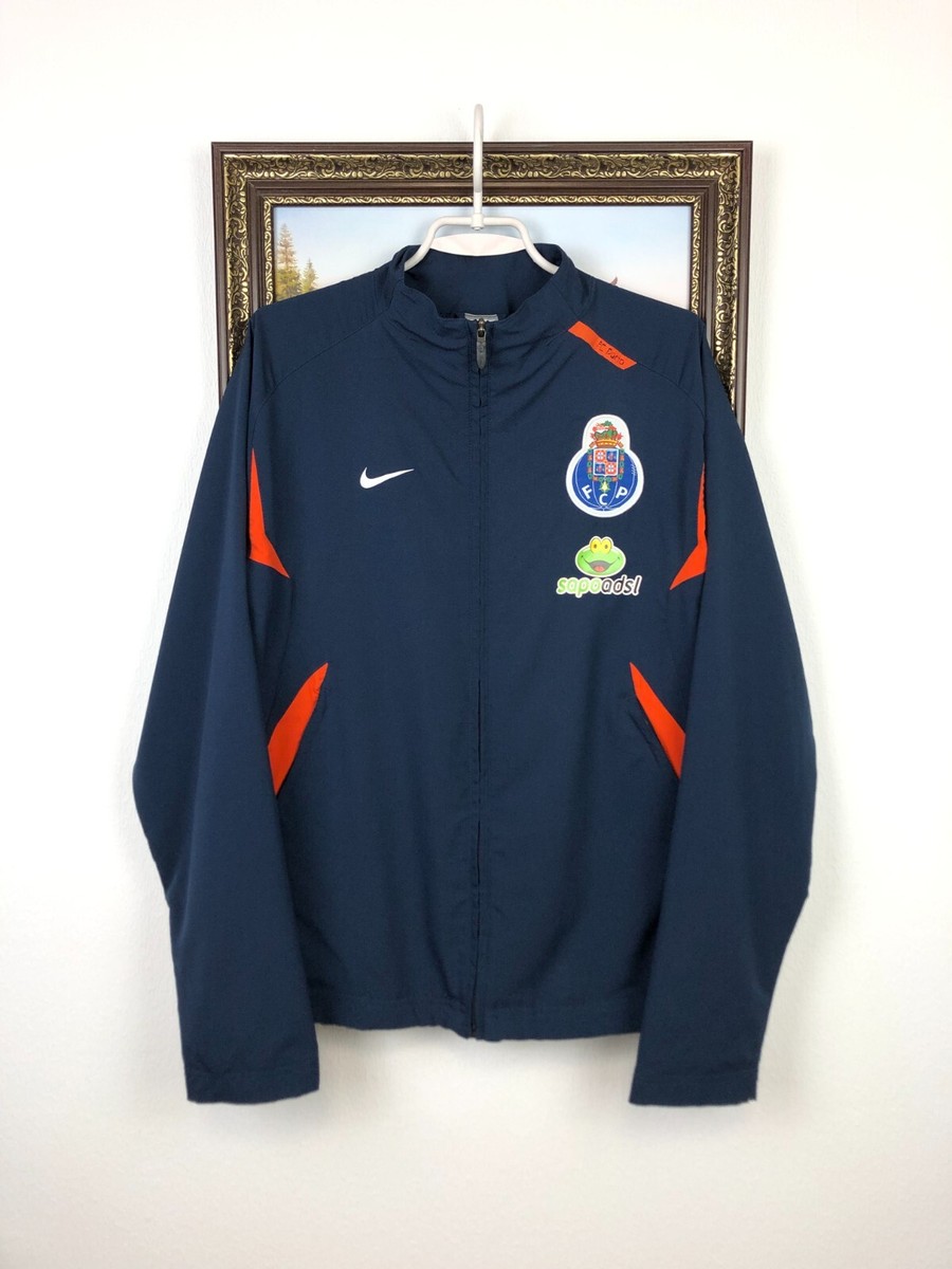 (最終価格)FCポルト トラックジャージ ナイキ 90s Vintage Nike FC Porto Football Jacket Soccer Track Top Blue