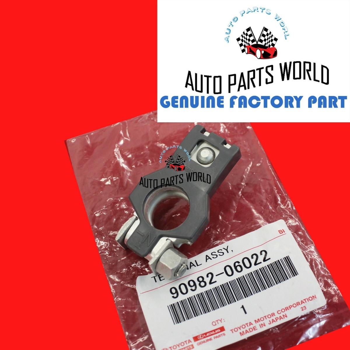 Kit Terminali Batteria Per Carrello Elevatore Toyota (2 Pezzi) Positivo E Negativo - QUALIT&Agrave; MARINE OEM