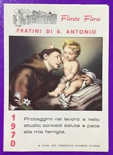SANTINO HOLY CARD, CALENDAR YEAR 1970 - REF. 8250