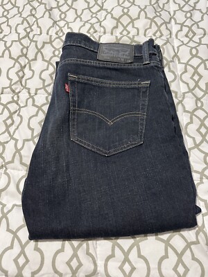 Men's Levi's 511 Slim Fit Jeans 36x34 Dark Rinse - Excellent Condition