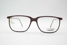 Vintage Marcolin 679 Carbon Burgundy Oval Glasses Eyeglass Frame NOS