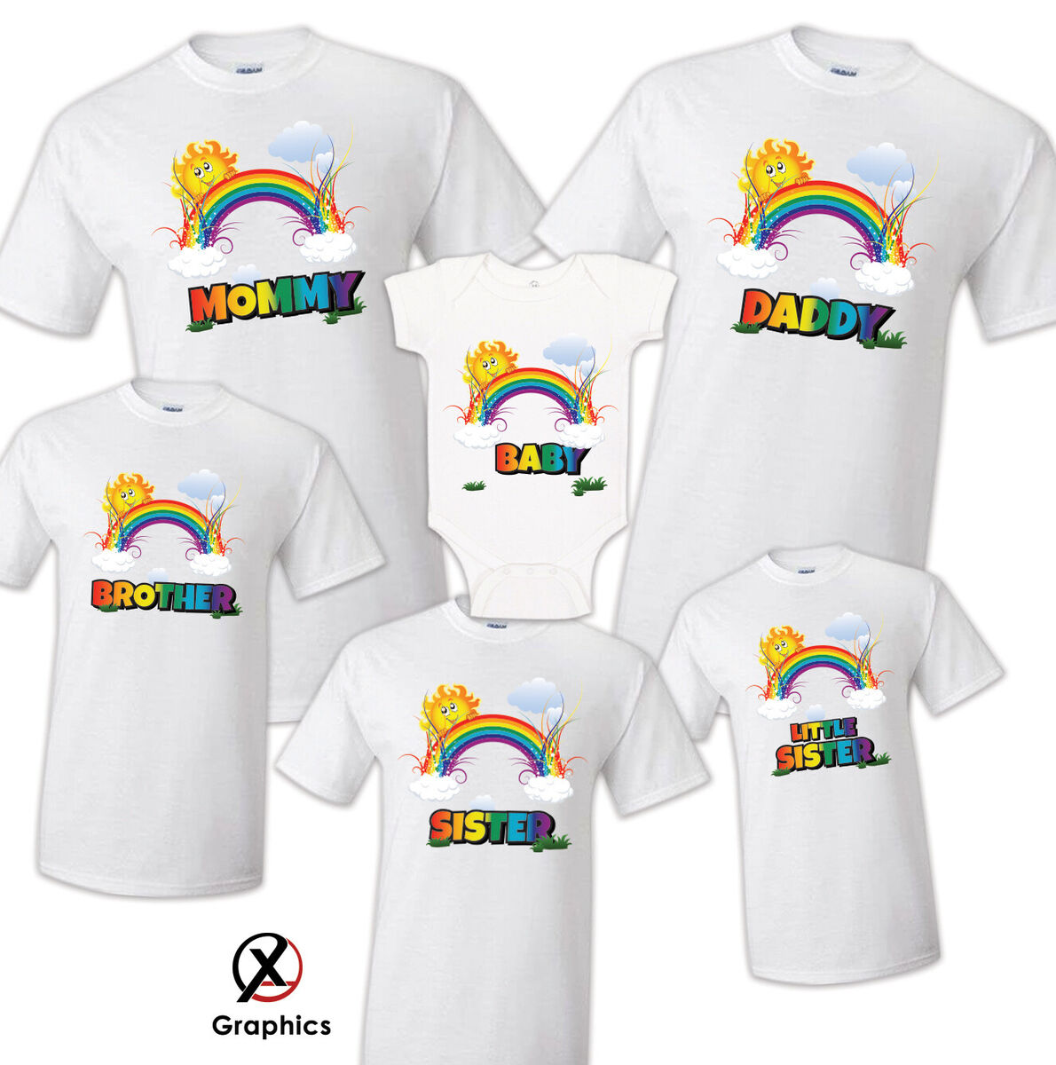 Rainbow Kids For kids Birthday T-Shirt 