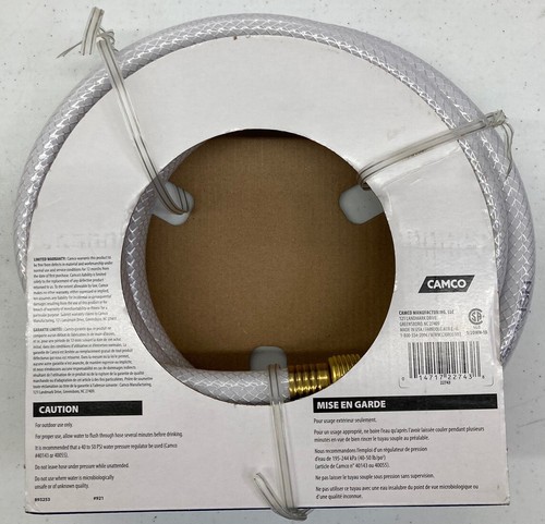 CAMCO RV Camper 1/2" Internal Diameter 10 Ft Drinking Water Hose 22743 - Picture 2 of 2