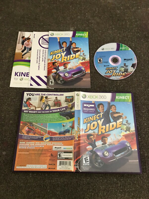 Kinect Joy Ride (Microsoft Xbox 360, 2010) Complete in box!