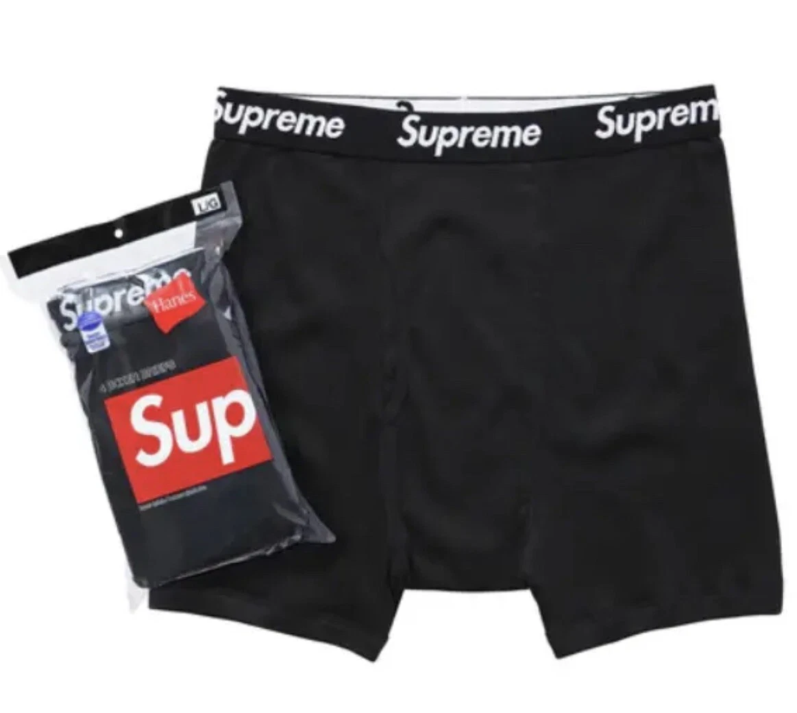 Supreme Boxer Briefs Underwear 4 pairs Black White XL Large Medium Small U  Pick!