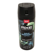 AXE Aqua Bergamot Fine Fragrance Premium Body Spray Sage + Juniper 4 Oz New