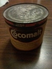 Vintage Cocomalt tin, produced in Hoboken, New Jersey 1936-1950
