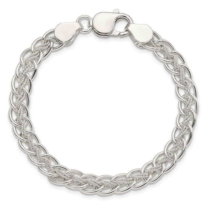 925 Sterling Silver Chain Bracelet | eBay