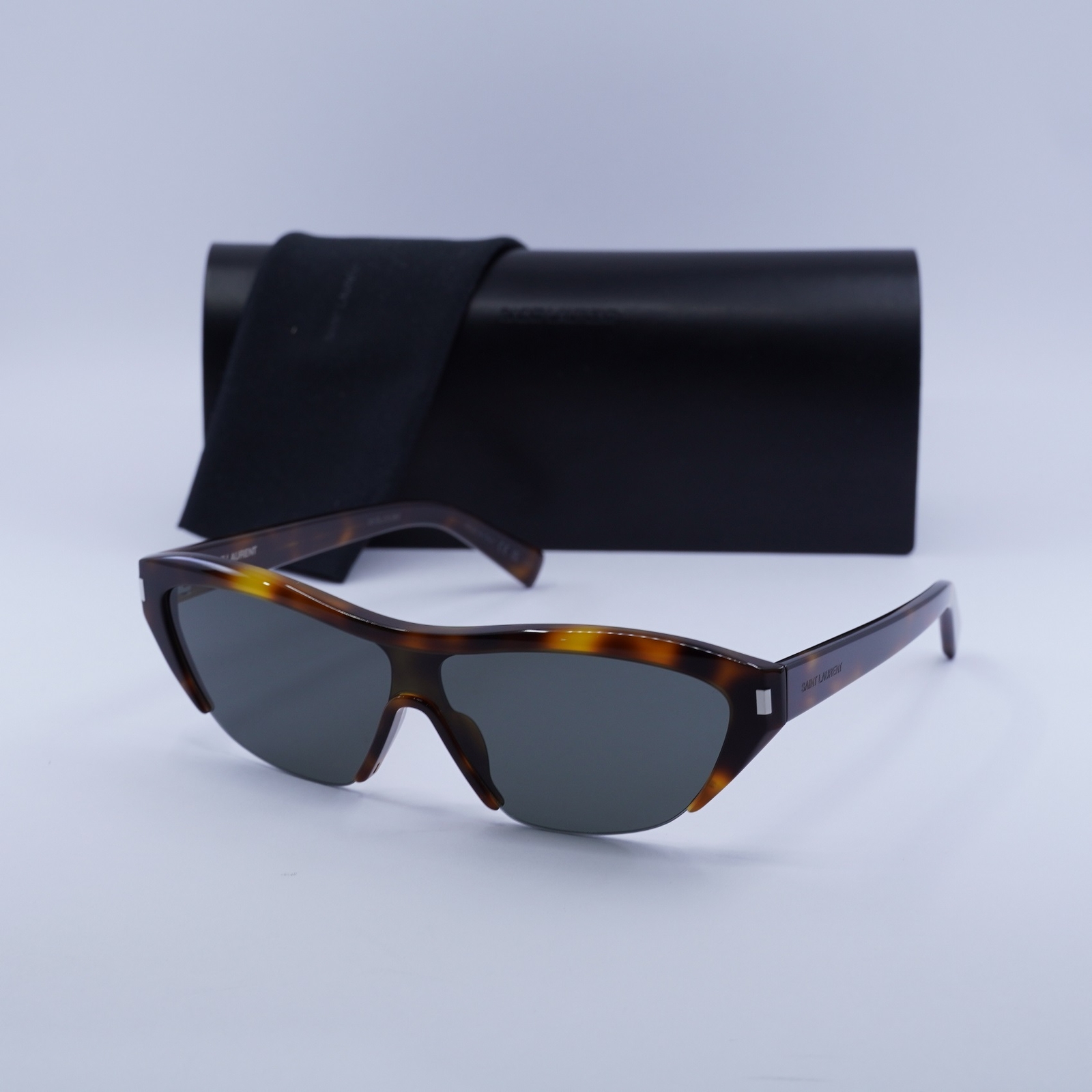 Occhiali da sole Saint Laurent SL704 003 avana grigio 99 1 145 nuovi autentici