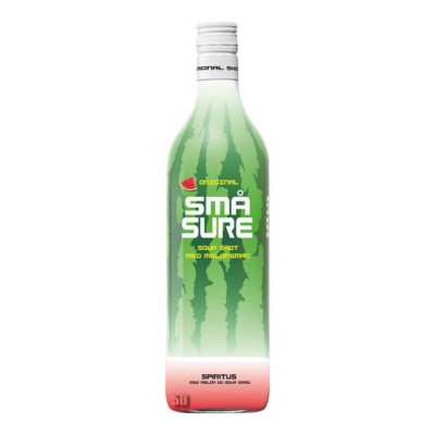 Små Sma Sure Melon Shot Saurer Shot Likör 16,4%vol 100cl 