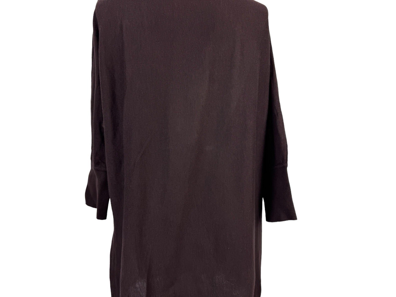 Peruvian Connection Dark Purple Thin Sweater XL P… - image 11