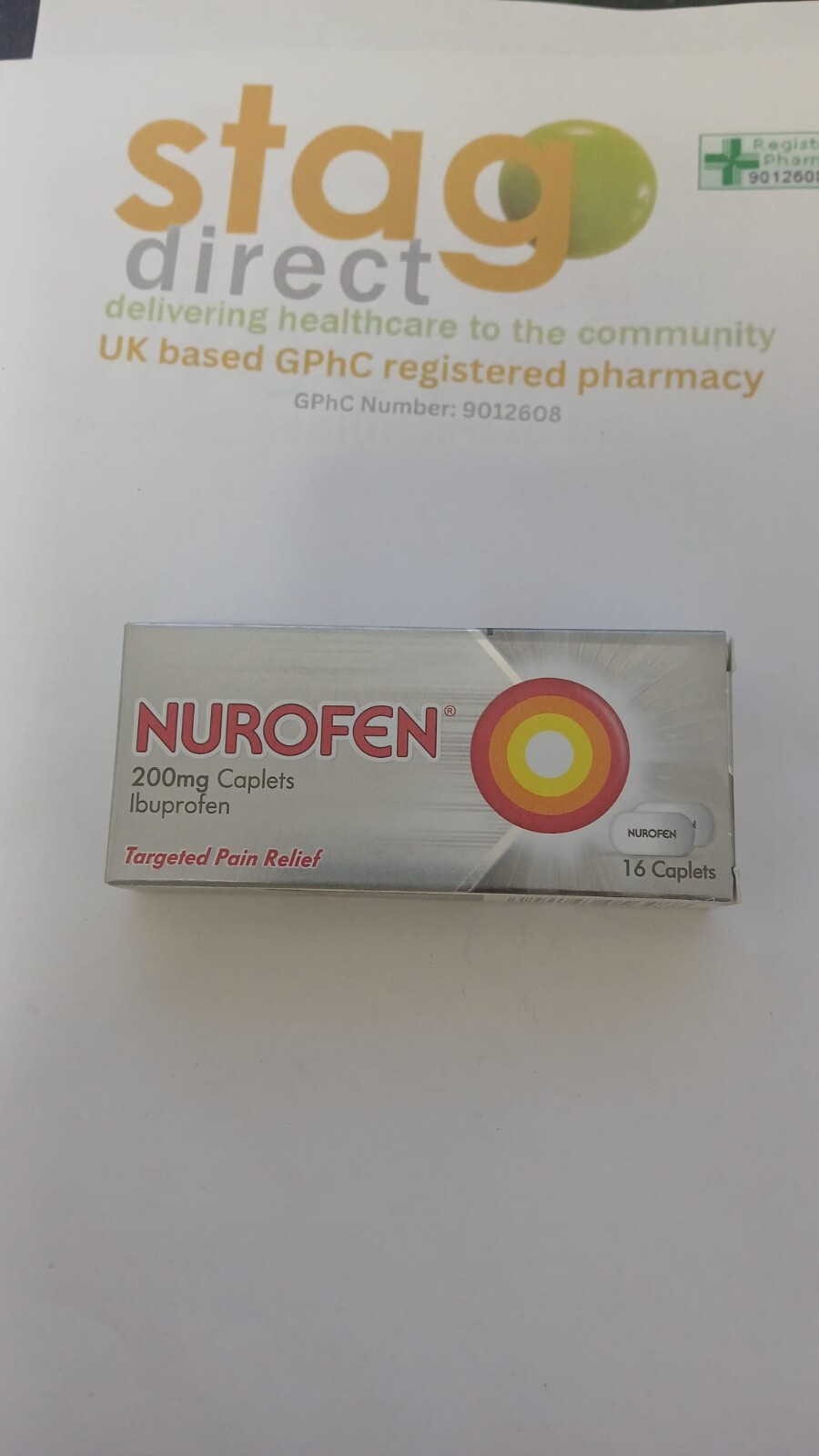 Nurofen 200mg x16 Tablets | Targeted Pain Relief | For Adults & Children 12+