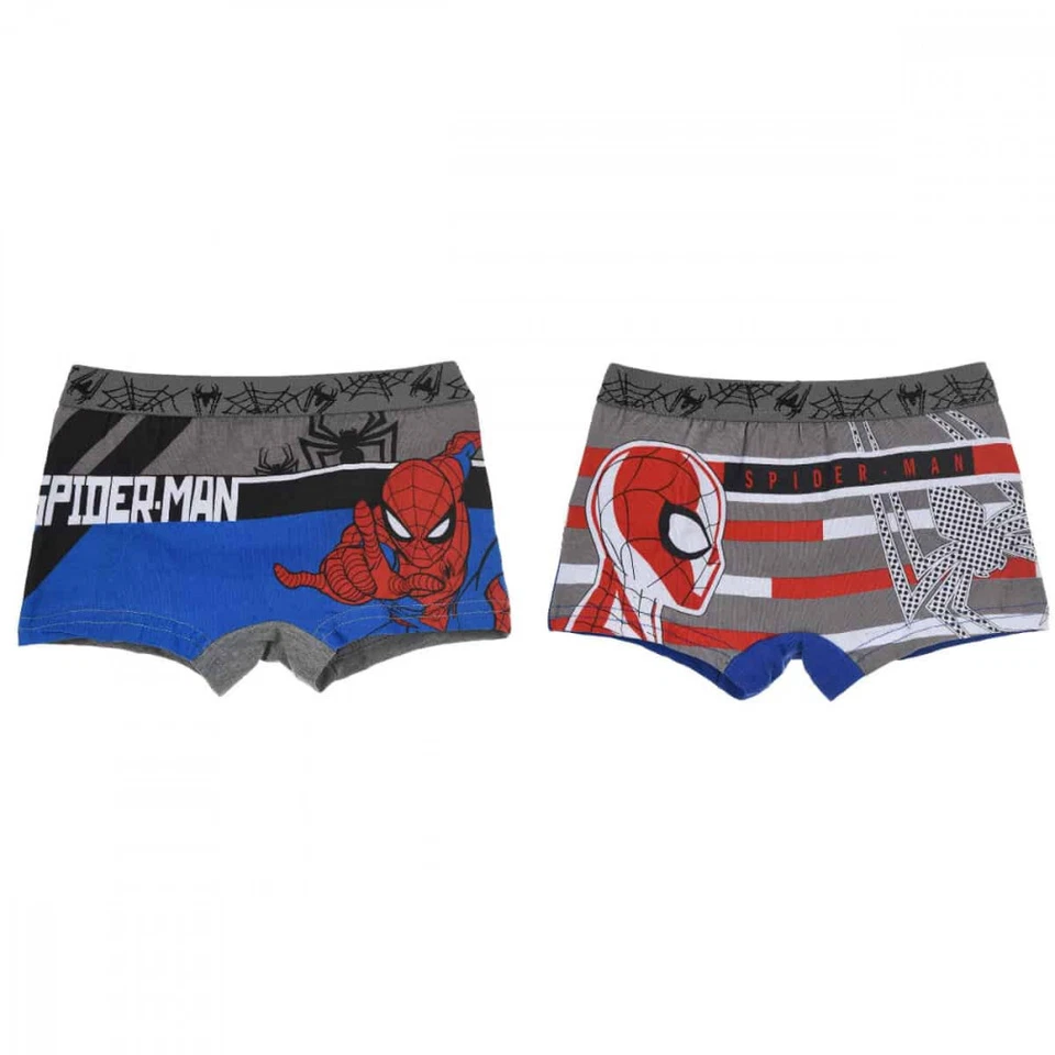 Disney Marvel Spiderman Slip 2er Pack Boxer Boxershorts Unterwäsche Unterhosen