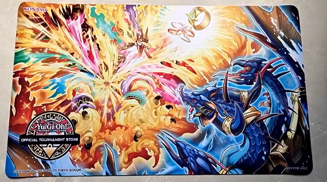 WVICM Fire King Poseidra, the Atlantean Dragon Playmat TCG CCG