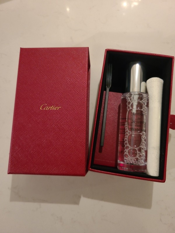 BRAND NEW Cartier Lotion for Jewelry and Watches Kit