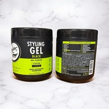 2 Rolda Styling Gel Black Radiant With Activated Charcoal Alcohol Free 500g