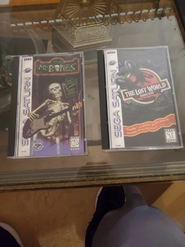 Sega Saturn lot, Mr. Bones and Lost World Jurassic Park both cib