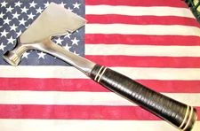 Vintage Estwing Carpenter's Hatchet/Hammer 12 5/8" - w/Genuine Leather Handle!