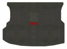 Lloyd Velourtex Cargo Mat for '23-25 Jeep Grand Cherokee w/Red on Black Jeep