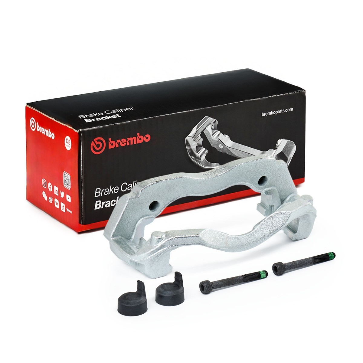 Juego de soportes de pinza de freno BREMBO eje delantero izquierdo derecho F BK 010