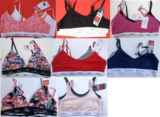 New Hanes Originals 2-Pack  95% cotton Bralettes DHO101,MHO102,MHO103 M-2XL