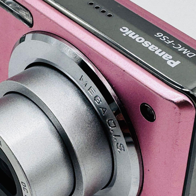 Used] Panasonic LUMIX DMC-FS6 Compact Digital Camera pink battery