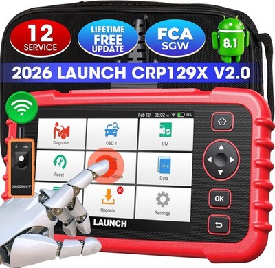 2026 Launch CRP129X OBD2 Car Scanner Engine ABS SRS SAS TPMS EPB Diagnostic Tool