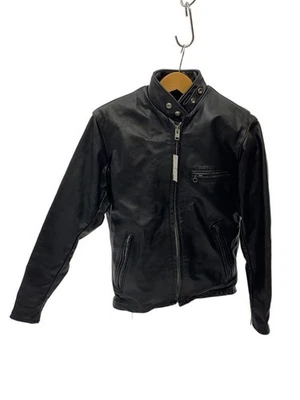 Schott Single Riders Chaqueta 36 Cuero Negro 641 - Imagen 1 de 4
