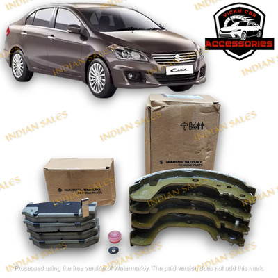 Genuine Front Brake Pad & Rear Brake Shoe Set Suzuki  Ciaz 2014-2025